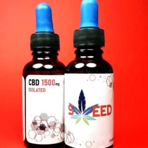 Aceite Sweed rojo aislado